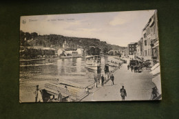 Carte Postale Bateau De Namur - Meuse - Le Port Bateaux - Calèches Passants Animée Cachet Dinant Et Bièvre 1907 - Dinant