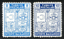 REF 091 > TURQUIE < Yv N° 934 à 935 * * < Neuf Luxe Dos Visible MNH * * Cat 15 € - Turkey - Nuovi