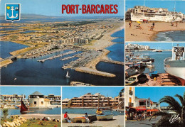 Port Barcares VUE GENERALE AERIENNE COUDALERE LES MARINAS DU NAUTICA 7(scan Recto-verso) MA1975 - Port Barcares