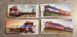 ROMANIA INTERNATIONAL RAIL TRANSPORT SET CTO-USED - Usado