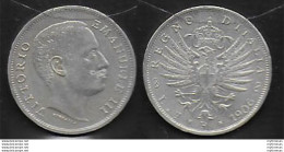 1906 Italia VE III Lire 1 Aquila Sabauda In Argento SPL - 1900-1946 : Vittorio Emanuele III & Umberto II