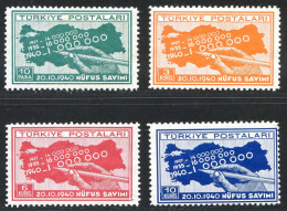 REF 091 > TURQUIE < Yv N° 939 à 942 * * < Neuf Luxe Dos Visible MNH * * Cat 5 € - Turkey - Nuevos