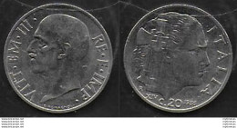 1936 Italia VE III 20c. Impero In Nichelio BB+ - 1900-1946 : Victor Emmanuel III & Umberto II