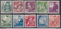 1941 Portogallo  - N° 616/625 - 10 Valori  - MNH** - Sonstige & Ohne Zuordnung