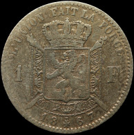 LaZooRo: Belgium 1 Franc 1867 VF/ XF - Silver - 1 Franc