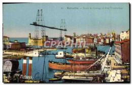 CPA Marseille Bassin Du Carenage Et Pont Transbordeur Bateaux  - Old Port, Saint Victor, Le Panier