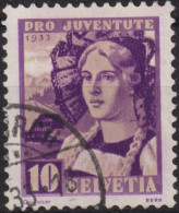 1933 Schweiz / Pro Juventute ° Mi:CH 267, Yt:CH 268, Zum:CH J66, Bernerin - Used Stamps