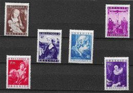BELGIQUE Serie N°792/97 Timbre Neufs* Charniere Legere . Cote Cob 2005 = 280 Euro - Unused Stamps
