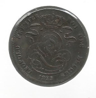 12734 * LEOPOLD I * 5 Cent 1833  Zonder Punt * Prachtig - 5 Cents