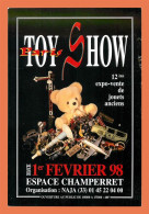 A684 / 573 Carte Pub TOY SHOW PARIS 1998 - Publicité