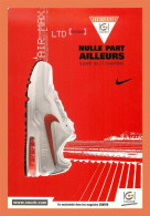 A685 / 423 Carte Pub Magasin Courir Basket NIKE - Publicidad