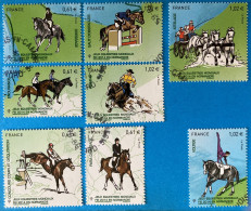 France 2014 : Sport, Jeux équestres Mondiaux N° 4890 à 4897 Oblitéré - Used Stamps