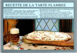 TARTE FLAMBÉE.  -   Recettes De Cuisine    - CPM - Voir Scannes Recto-Verso - Recepten (kook)