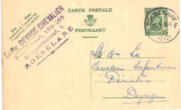 (L01) Entier Postal écrite De Roeselare Vers Deynze - Postkarten 1934-1951