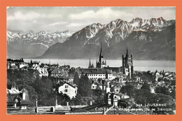 A693 / 069 LAUSANNE Cathédrale Et Les Alpes De Savoie - Lausanne