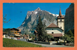 A684 / 209 Suisse Grindelwald Mit Kirche Und Wetterhorn - Grindelwald