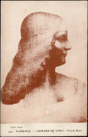 LÉONARD DE VINCI 1910 "Tête De Dame - Florence" - Pittura & Quadri