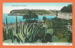 A695 / 021 MONTE CARLO Les Terrasses Et Baie De Monaco ( Timbre ) - Autres & Non Classés