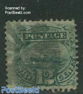 United States Of America 1869 12c Green, Used, Used Stamps, Transport - Ships And Boats - Oblitérés