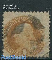 United States Of America 1869 1c Ocre, Used, Used Stamps - Oblitérés