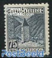 Andorra, Spanish Post 1948 75c, Stamp Out Of Set, Mint NH, Religion - Churches, Temples, Mosques, Synagogues - Unused Stamps