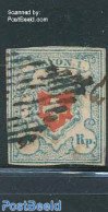 Switzerland 1851 5Rp, Rayon I, Used, Used Stamps - Gebruikt