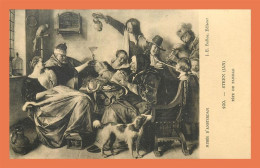A716 / 545 Tableau Musée D'Amsterdam STEEN Jan Fete De Famille - Pittura & Quadri