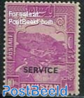 Pakistan 1948 10Rs On Service, Perf. 12, Stamp Out Of Set, Mint NH - Pakistan