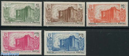 French Guinea 1939 150 Years French Revolution 5v, Mint NH, History - History - Castles & Fortifications - Châteaux