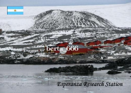 Antarctica Esperanza Research Station Argentina New Postcard - Altri & Non Classificati