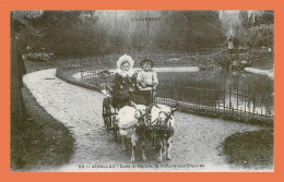 A718 / 415 15 - AURILLAC Dans Le Square Voiture Aux Chevres 5 REPRODUCTION ) - Aurillac