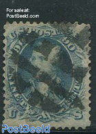 United States Of America 1861 90c, Blue, Used, Used Stamps - Gebruikt