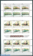 Poland 1995 Railways 2 M/ss, Mint NH, Transport - Railways - Nuovi