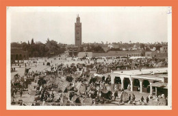 A717 / 193 Maroc MARRAKECH Place Djemaa Et F'na ( Timbre Surcharge ) - Marrakech