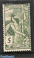 Switzerland 1900 5c, UPU, Plate II, Green, Mint NH, U.P.U. - Ungebraucht