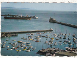 76. LE HAVRE. CPSM.  VUE AERIENNE. LES YACHTS DANS UN PETIT PRT. ANNEE 1967 + TEXTE. - Porto