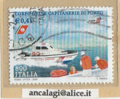 USATI ITALIA 2001 - Ref.0852 "CAPITANERIA DI PORTO" 1 Val. - - 2001-10: Gebraucht