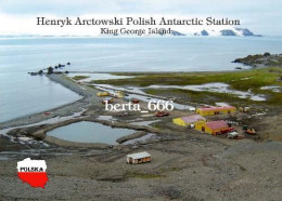 Antarctica Henryk Arctowski Station Poland New Postcard - Sonstige & Ohne Zuordnung