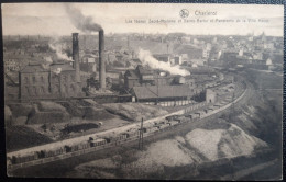 CPA  Charleroi Les Fosses Sacré-Madame Et Sainte Barbe, La Ville Haute CHARBONNAGE MINE - Charleroi