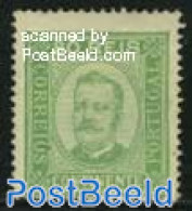 Portugal 1892 80R Green, Perf 13.5, Stamp Out Of Set, Unused (hinged) - Ongebruikt