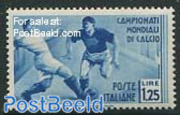 Italy 1934 1.25L, Stamp Out Of Set, Unused (hinged), Sport - Football - Other & Unclassified