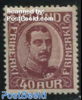 Iceland 1920 40A, Stamp Out Of Set, Unused (hinged) - Ongebruikt