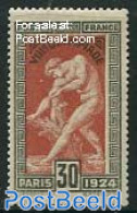 France 1924 30c, Stamp Out Of Set, Unused (hinged), Sport - Olympic Games - Nuevos