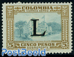 Colombia 1950 Stamp Out Of Set, Mint NH, Art - Libraries - Colombia