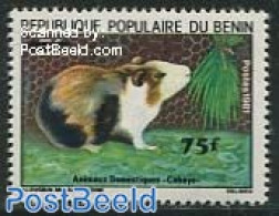 Benin 1983 75F On 5F, Stamp Out Of Set, Mint NH, Nature - Animals (others & Mixed) - Unused Stamps