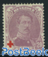 Belgium 1914 20c, Stamp Out Of Set, Unused (hinged), Health - Red Cross - Ongebruikt
