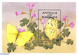 Antigua & Barbuda 1994 Cloudless Sulphur S/s, Mint NH, Nature - Butterflies - Antigua Y Barbuda (1981-...)
