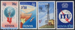 Kenia 1982 I.T.U. Conference 4v, Mint NH, Science - Transport - Various - Telecommunication - Ships And Boats - I.T.U... - Telekom