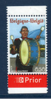 Belgique België, **, Yv 3444, Mi 3507, SG 3960, Musique - Brass Band, Grosse Caisse, - Musique