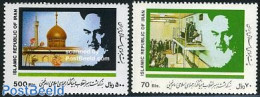 Persia 1991 Khomeini 2v, Mint NH - Iran